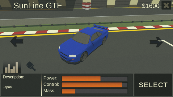Amateur Drift Racing 0.5. Скриншот 4