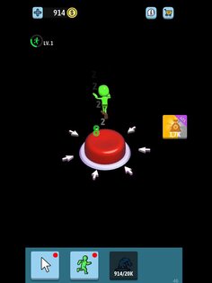 Idle Green Button 4.1.45. Скриншот 12