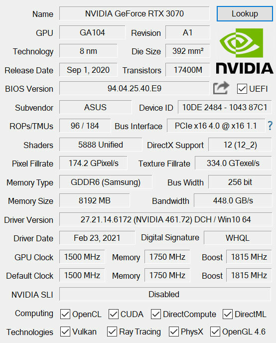 Обзор видеокарты ASUS TUF RTX 3070 GAMING OC: скромная, но солидная — Особенности конструкции. 8