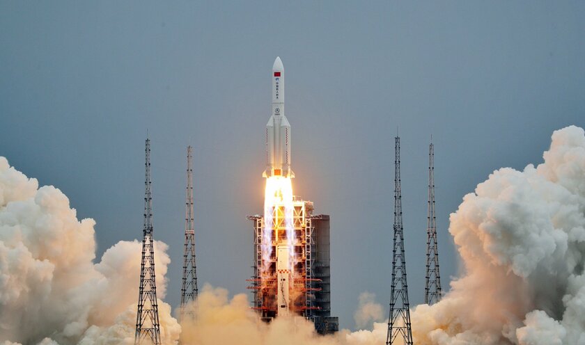 Китай уже вывел на орбиту первый модуль для своей космической станции
