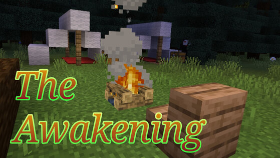 Хоррор-карта на прохождение "The Awakening" (Minecraft Bedrock Edition 1.16). Скриншот 1