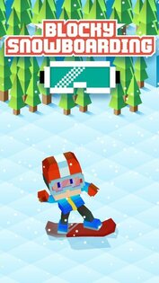 Blocky Snowboarding 1.9. Скриншот 6