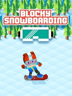 Blocky Snowboarding 1.9. Скриншот 11