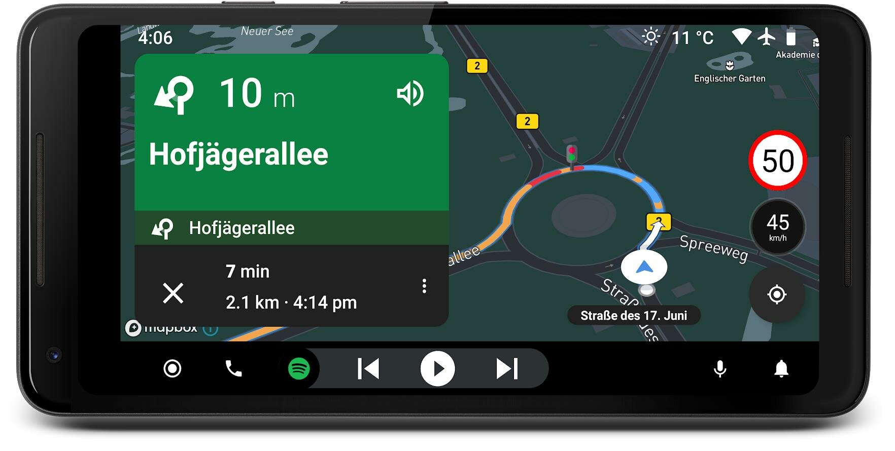 Это приложение превращает смартфон в приборную панель для авто в стиле Android  Auto