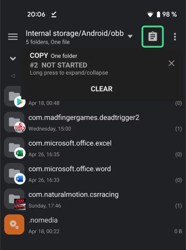 Как установить кэш в /obb и /data на Android 11 и 12 без Root