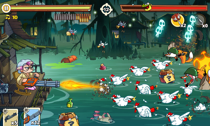 Swamp Attack скачать (Мод: много денег) APK на Android