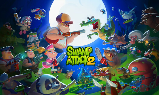 Swamp Attack 2 1.0.74. Скриншот 6