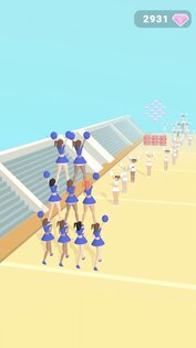 Cheerleader Run 3D 1.23.0. Скриншот 3