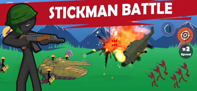 Stickman World War 1.24. Скриншот 1