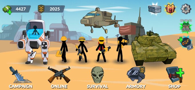 Stickman World Battle 1.30. Скриншот 9