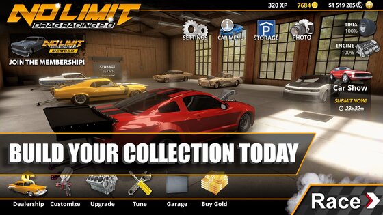 No limit drag racing 2 настройки авто