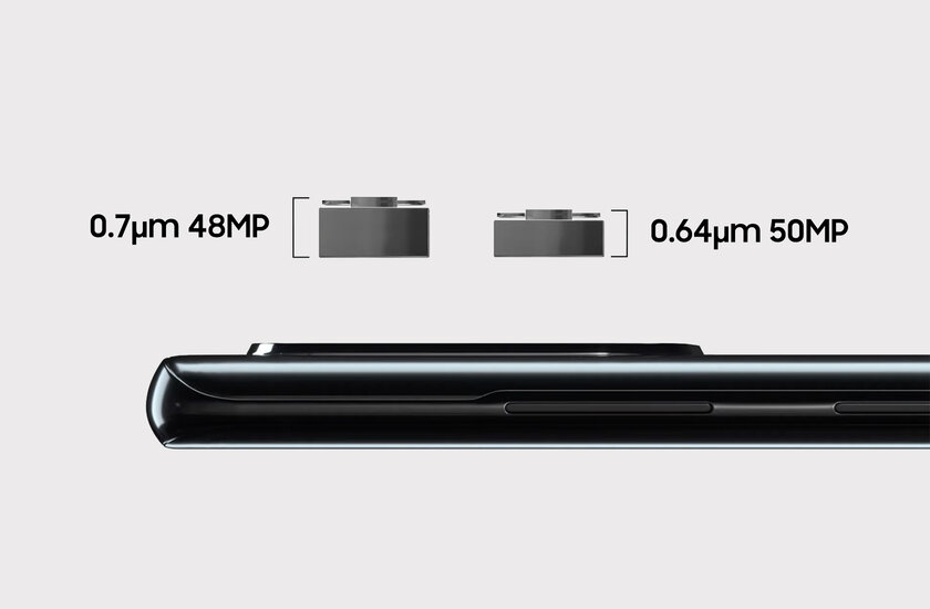 Новый сенсор Samsung на 50 Мп решит проблему выпирающих камер в смартфонах