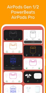 MaterialPods – батарея AirPods 6.63. Скриншот 3