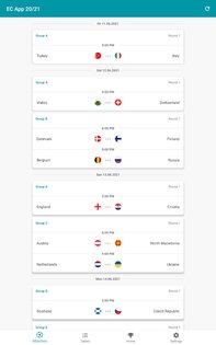 World Football Scores – расписание и результаты 6.7.3. Скриншот 8