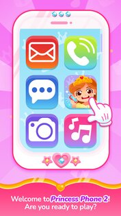 Телефон принцессы для малышей 2 2.6. Скриншот 1