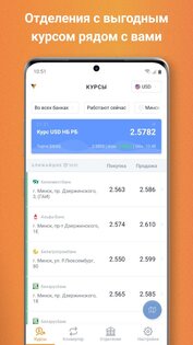 Myfin.by – курсы валют, конвертер валют, банкоматы 2.7.2. Скриншот 2