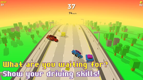 Traffic Racer – Blocky Racing 1.0.30. Скриншот 6