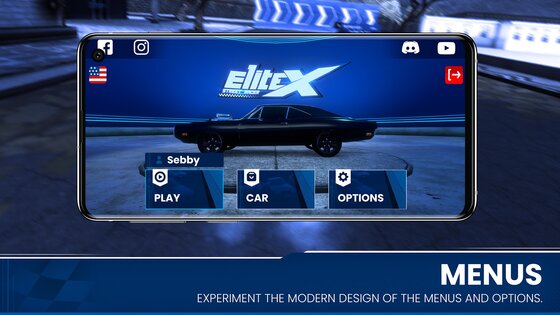 Elite X - Street Racer 1.2.13. Скриншот 6