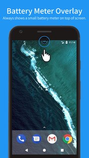 Battery Meter Overlay 5.7.0. Скриншот 1