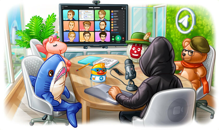 В Telegram появились анимированные фоны и групповые видеозвонки
