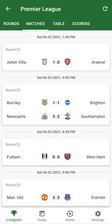 GoalAlert – уведомления о голах 7.2.2. Скриншот 5