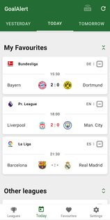 GoalAlert – уведомления о голах 7.2.2. Скриншот 7