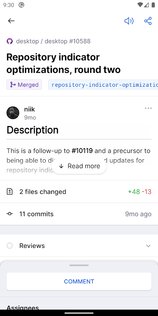 GitHub 1.175.0. Скриншот 3