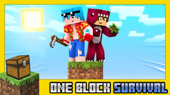 One Block Survival Map 2.2.3.1. Скриншот 1
