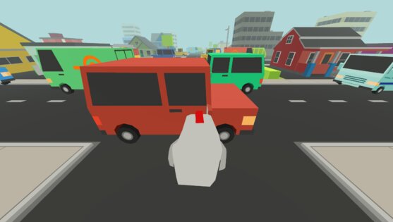 Traffic Chicken: Tap Runner 0.531. Скриншот 2