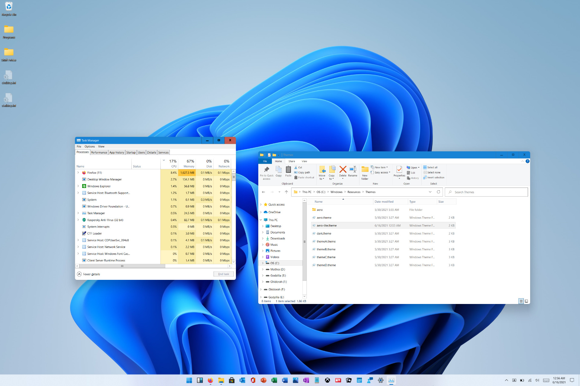 В Windows 11 нашли скрытую тему Aero Lite с упрощённым интерфейсом для ...
