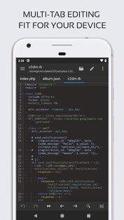 Code Editor – редактор кода 0.10.6. Скриншот 3