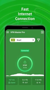 VPN Master Pro 2.2.9. Скриншот 2
