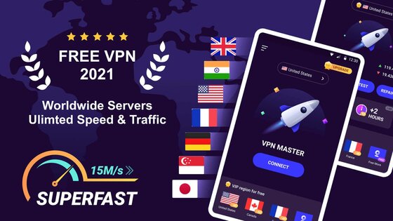 Free VPN Master 3.1.500. Скриншот 6