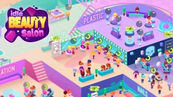 Idle Beauty Salon – парикмахерская и маникюр 2.11.4. Скриншот 8