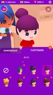 Idle Beauty Salon – парикмахерская и маникюр 2.11.4. Скриншот 13