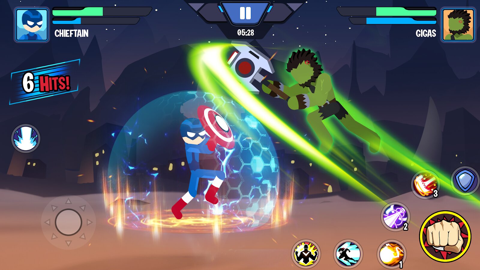 Скачать Stickman Heroes 0.2.4 для Android