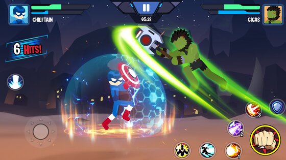 Stickman Heroes 0.2.8. Скриншот 4