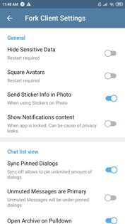 Forkgram 11.1.3.0. Скриншот 3