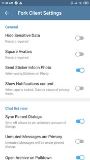 Forkgram 11.9.2.0. Скриншот 3