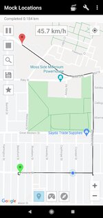 Mock Locations 1.33.0. Скриншот 1