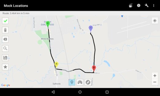 Mock Locations 1.33.0. Скриншот 2