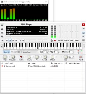 SoundFont Midi Player 5.7. Скриншот 1