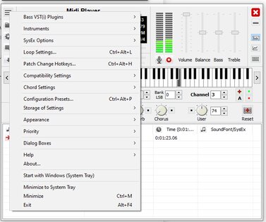 SoundFont Midi Player 5.7. Скриншот 2