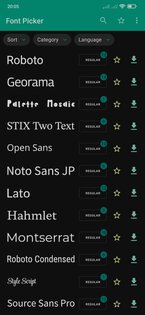 Font Picker – cкачать шрифты 1.4.36. Скриншот 1