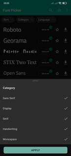 Font Picker – cкачать шрифты 1.4.36. Скриншот 2