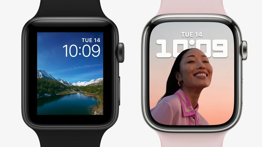 Apple представила Watch 7: большой дисплей, тонкий корпус и watchOS 8