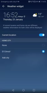 HUAWEI Weather 11.0.3.409. Скриншот 1