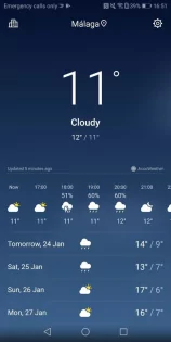 HUAWEI Weather 11.0.3.409. Скриншот 2