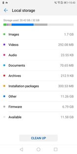 Huawei File Manager 15.2.0.300. Скриншот 1