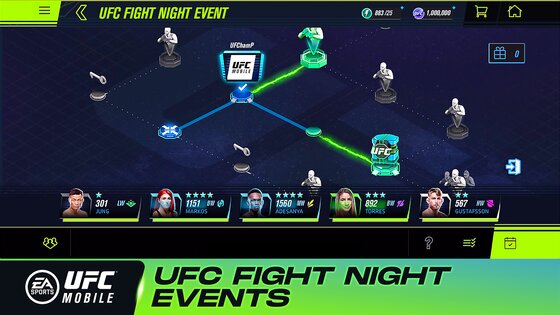 UFC Mobile 2 1.11.09. Скриншот 4